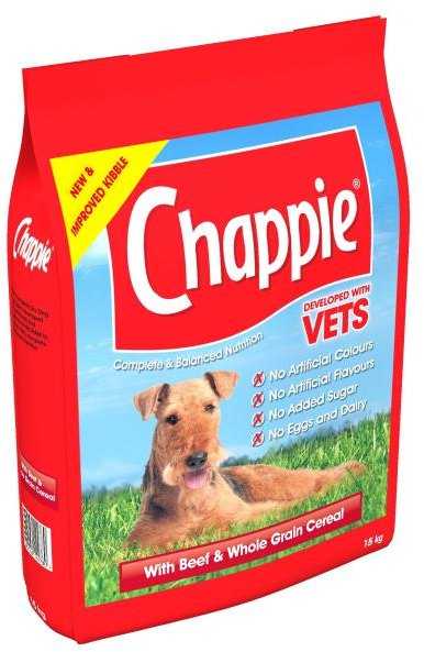 CHAPPIE Chappie Complete Beef & Wholegrain Cereal 15kg