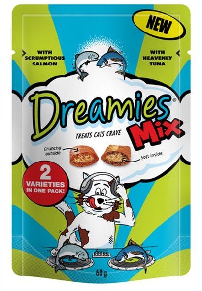 DREAMIES Dreamies Salmon & Tuna 60g