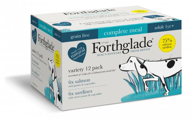 FORTHGLA Forthglade Grain Free Adult Fish Variety 12 Pack