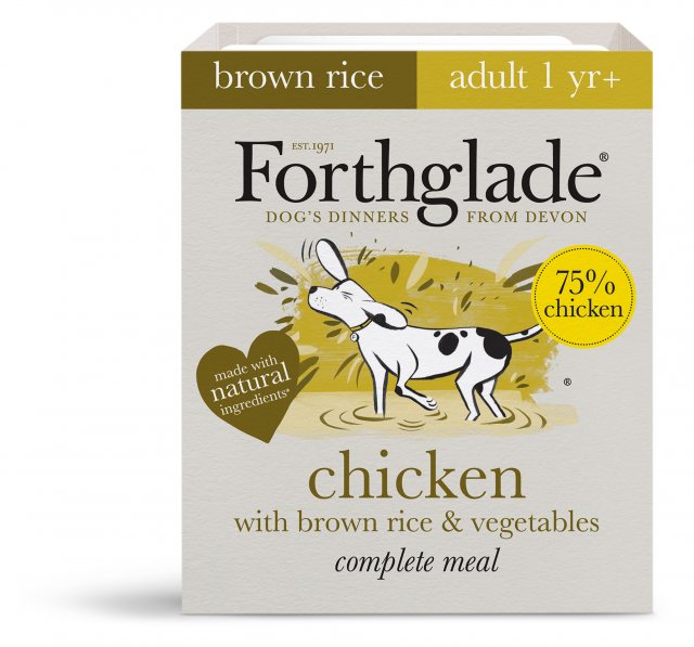 FORTHGLA Forthglade Adult Chicken, Brown Rice & Veg 395g