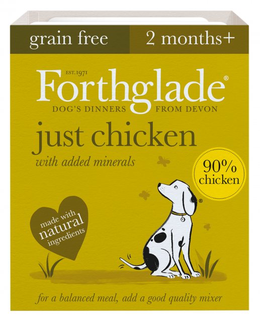 FORTHGLA Forthglade Grain Free Adult Just Chicken 395g