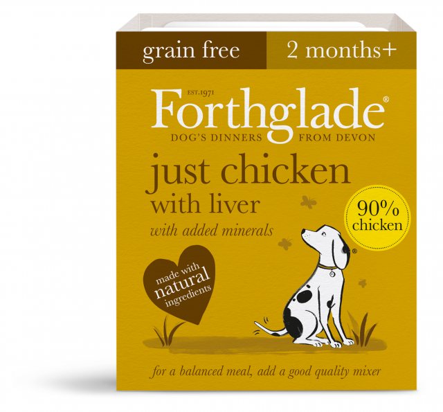 FORTHGLA Forthglade Grain Free Adult Just Chicken & Liver 395g
