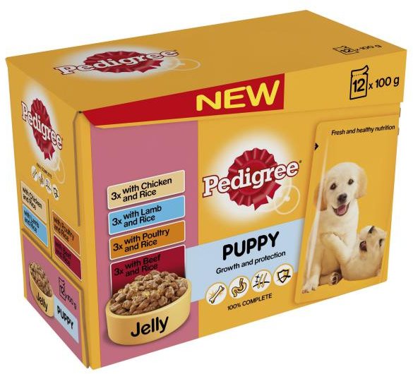 PEDIGREE Pedigree Puppy In Jelly 12 x 100g