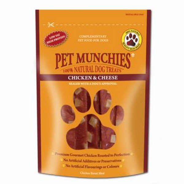 P/MUNCH Pet Munchies Chicken & Cheese Sticks 100g