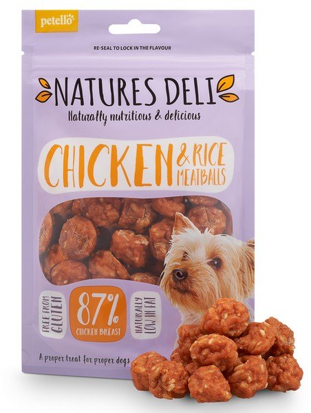 Natures Deli Chicken & Rice Meatballs 100g