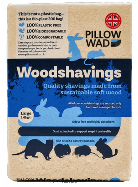 PILLOW Pillow Wad Wood Shavings 3.6kg