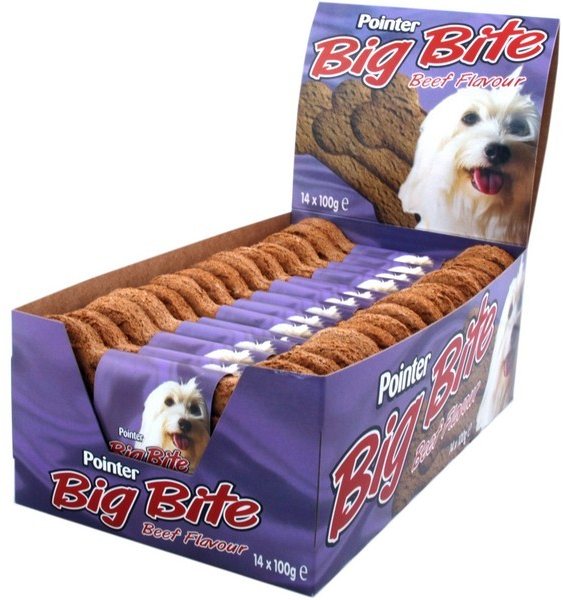 POINTER Pointer Big Bite Beef Biscuits 100g