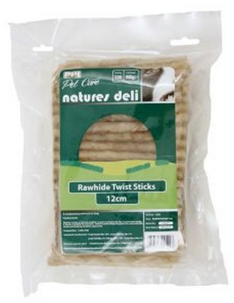 Natures Deli Rawhide Twist Stick