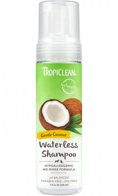 TROPICLE Tropiclean Waterless Shampoo Hypoallergenic 220ml