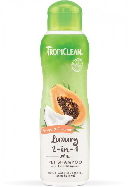 Tropiclean Papaya & Coconut Shampoo 355ml