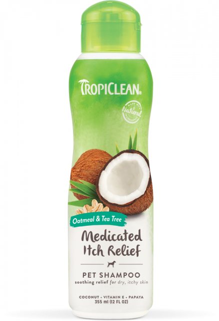 Tropiclean Oatmeal & Tea Tree Shampoo 355ml
