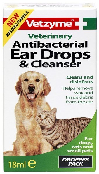 Bob Martin Vetzyme Ear Drops 18ml