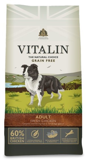 VITALIN Vitalin Grain Free Adult Chicken & Potato 12kg