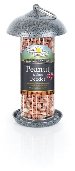 Silver Mini Peanut Feeder 20cm