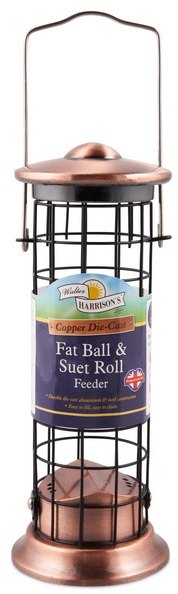 Copper Fat Ball & Suet Roll Feeder 20cm