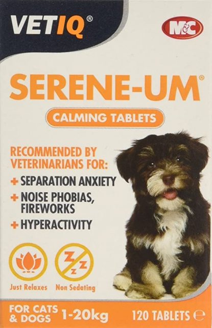 M&C Serene-Um Calm Tablets For Cats & Dogs 30 Tablets