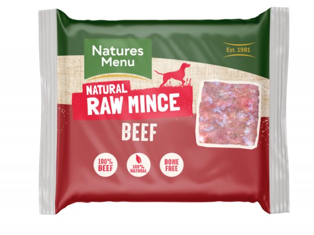 Natures Menu Raw Beef Mince 400g