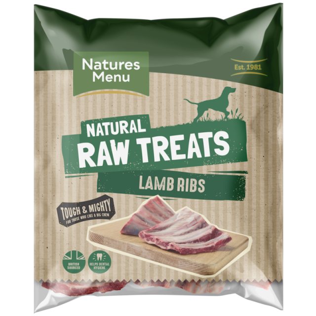 Natures Menu Natural Raw Lamb Ribs Treats