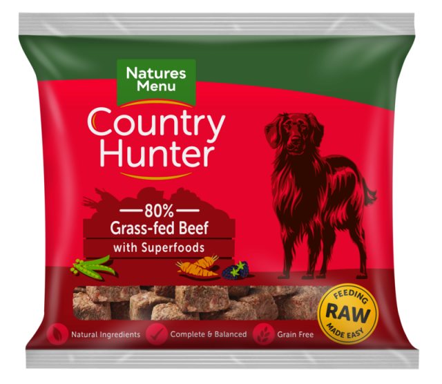 Natures Menu Country Hunter Beef Nuggets 1kg