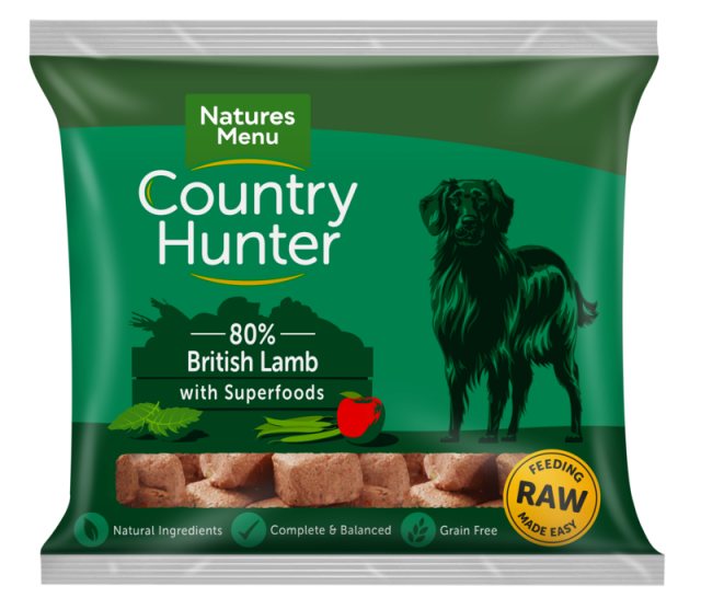 NATMENU Natures Menu Country Hunter Lamb Nuggets 1kg