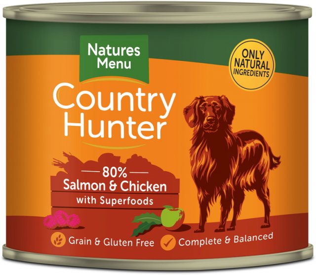 NATMENU Natures Menu Country Hunter Can Salmon & Chicken 600g