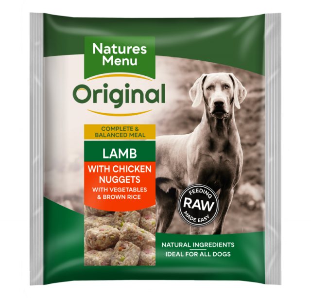 NATMENU Natures Menu Country Hunter Frozen Raw Lamb Nuggets 1kg