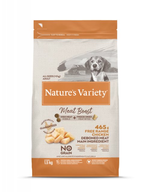 N/VARIET Nature's Variety Grain Free Meat Boost Chicken