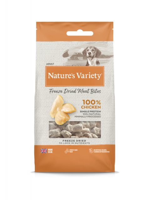 N/VARIET Nature's Variety Freeze Dried Meat Bites Beef 20g