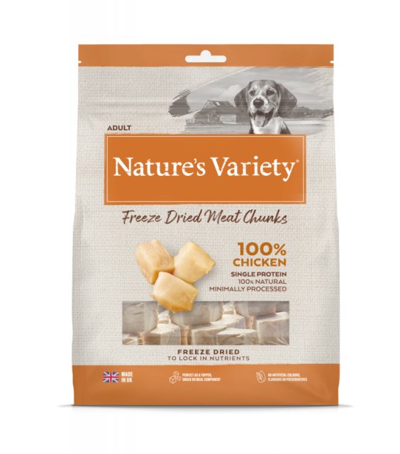 N/VARIET Nature's Variety Freeze Dried Meat Chunks Chciken 200g