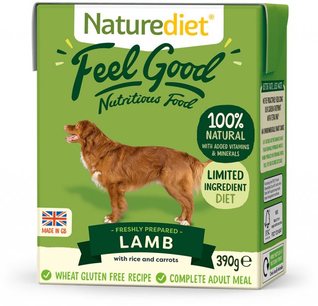 Natuediet Feel Good Lamb & Rice 390g