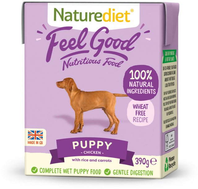 Naturediet Feel Good Puppy Chicken, Lamb & Rice 390g