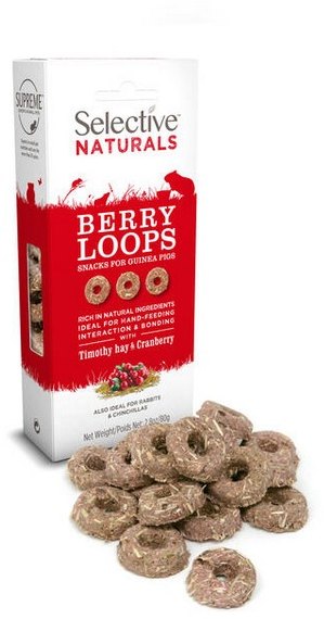 Selective Naturals Berry Loops with Timothy Hay & Cranberry 80g