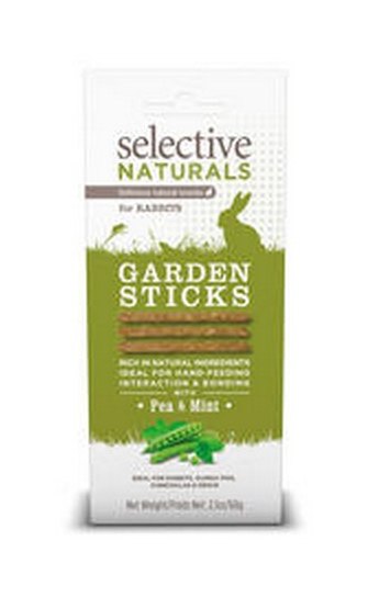 Selective Naturals Garden Sticks for Rabbits with Pea & Mint