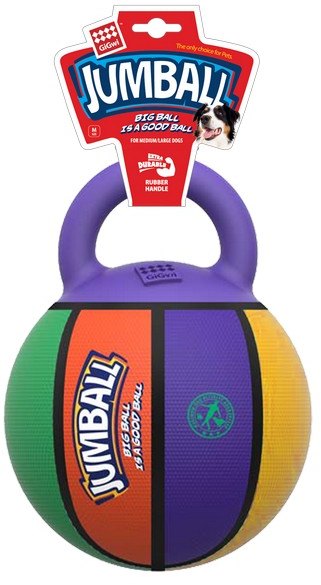 GIGWI GiGwi Jumball Basketball Ball With Handle
