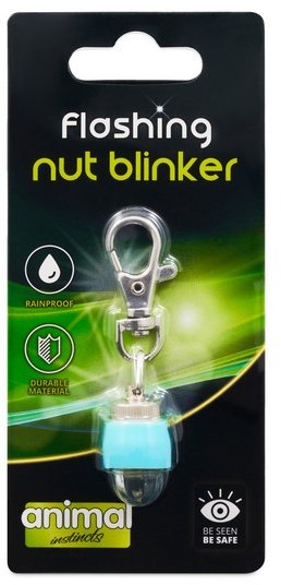 Animal Instincts  Animal Instincts Flashing Safety Nut Blinker Blue