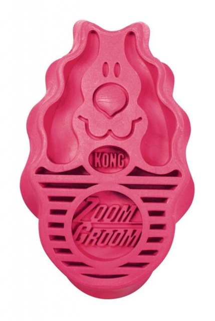 Kong Zoom Groom Pink Brush