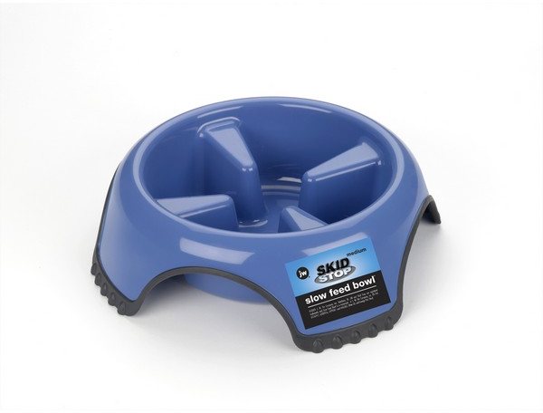 Skid Stop Slow Feed Dog Bowl