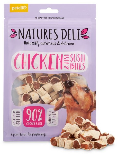 Natures Deli Chicken & Fish Sushi Bites 100g