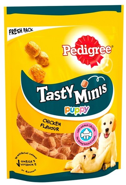 PEDIGREE Pedigree Tasty Minis Puppy 2-12 Months Dog Treats With Chicken 125g