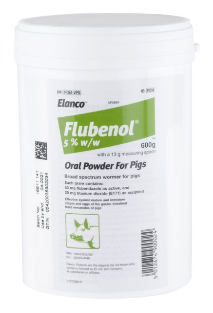 Elanco Flubenol 5% Pigs Powder 600g