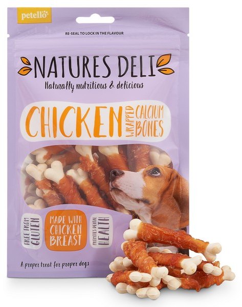 Natures Deli Chicken Wrapped Calcium Bones 100g