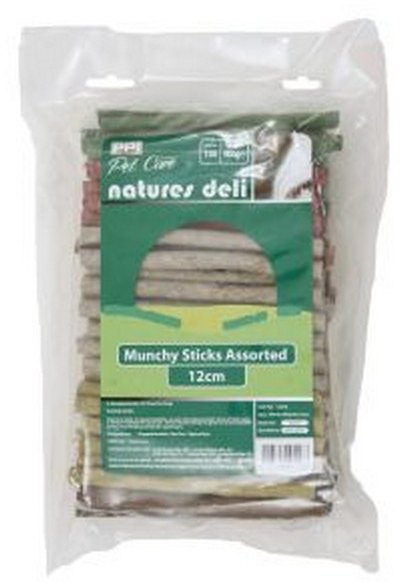 Natures Deli Hide Munchy Sticks Assorted 100 Pack