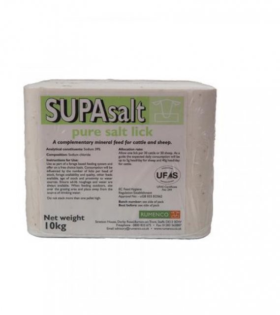 Supasalt Pure Salt Lick 10kg