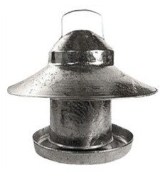 Galvanised Pheasant Feeder Small