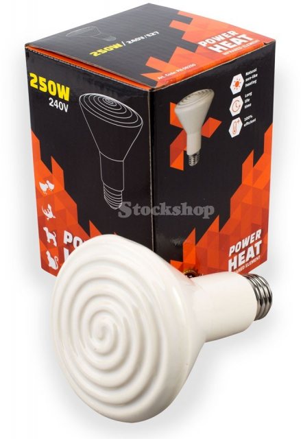 Dull Emitter Heat Lamp 250w