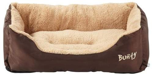Bunty Deluxe Brown Dog Bed Large