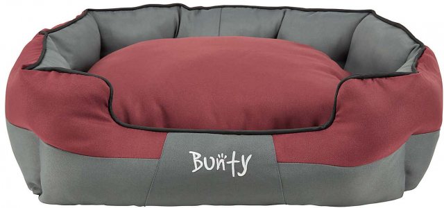 BUNTY Bunty Red Waterproof Anchor Dog Bed
