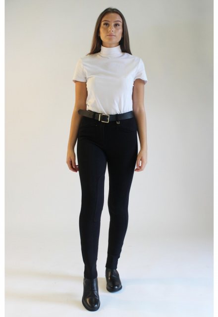 Gallop Classic Plain Jodhpurs Black