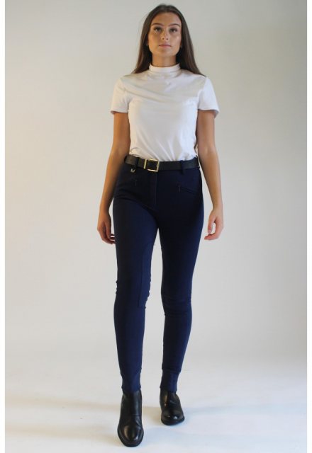 Gallop Classic Plain Jodhpurs Navy