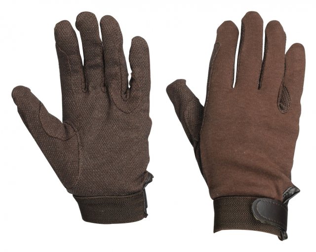 Dublin Dublin Track Riding Gloves Brown